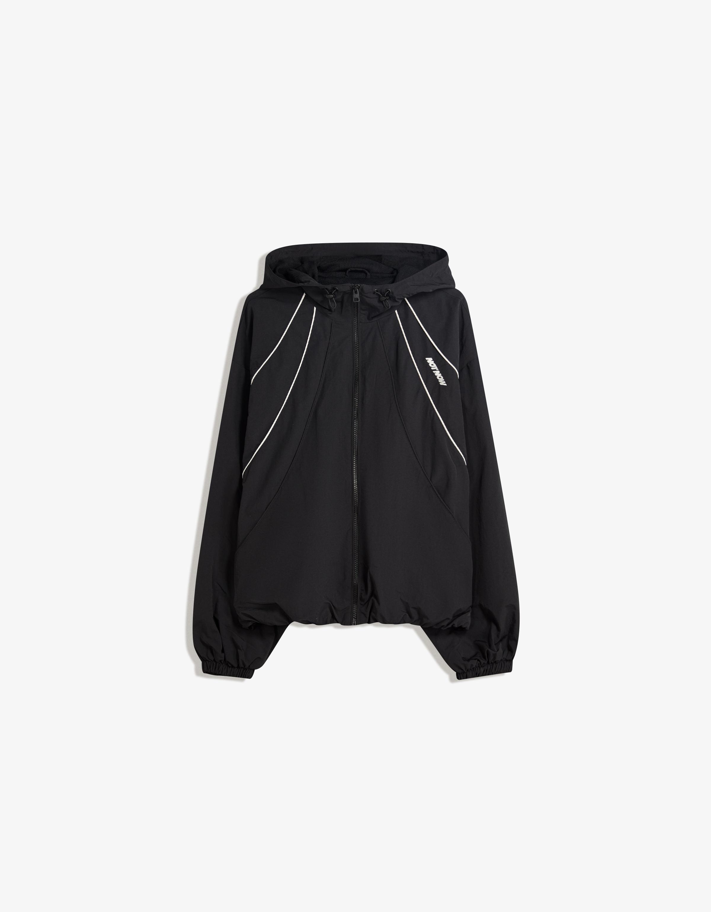 Bershka Leichte Jacke Mit Kapuze Damen M Schwarz