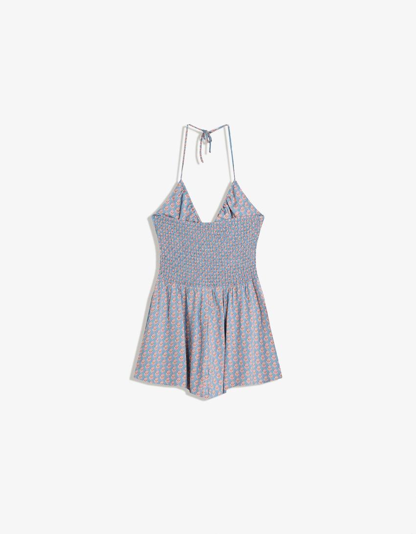Jumpsuit met bandjes-Veelkleurig