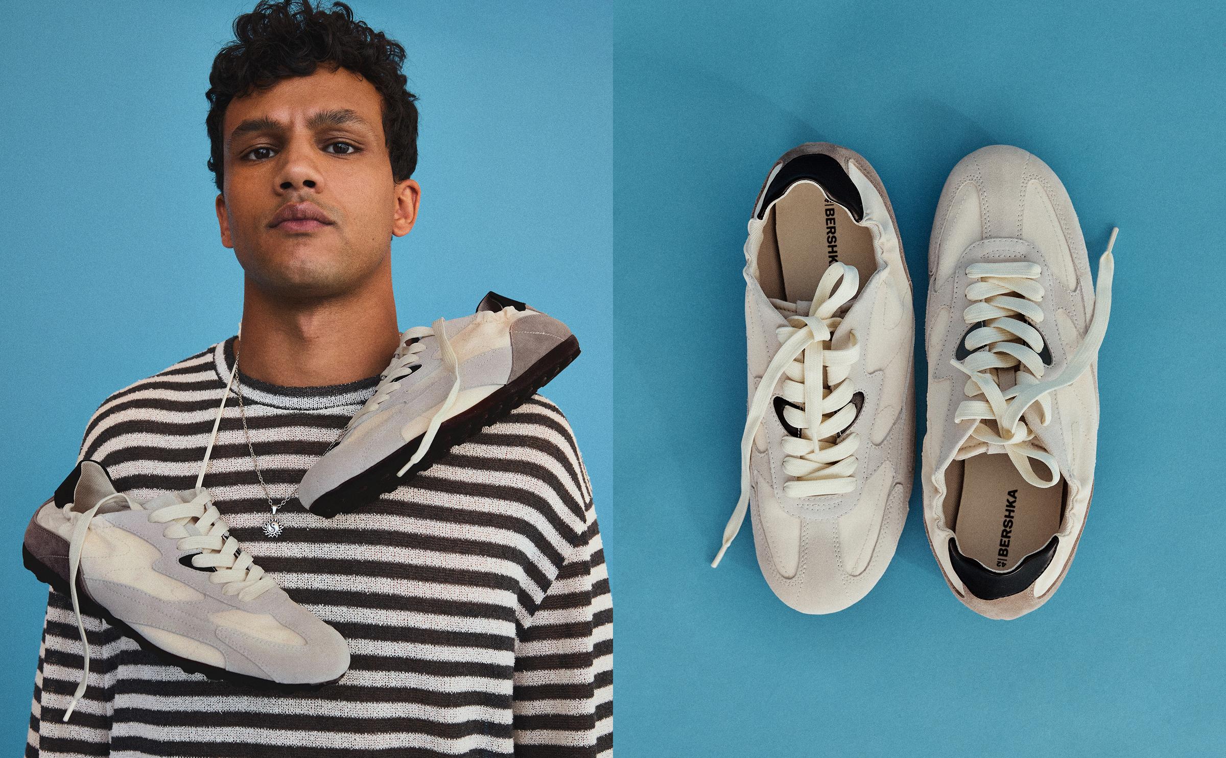 SLIM RETRO STYLE TRAINERS — Multicolored