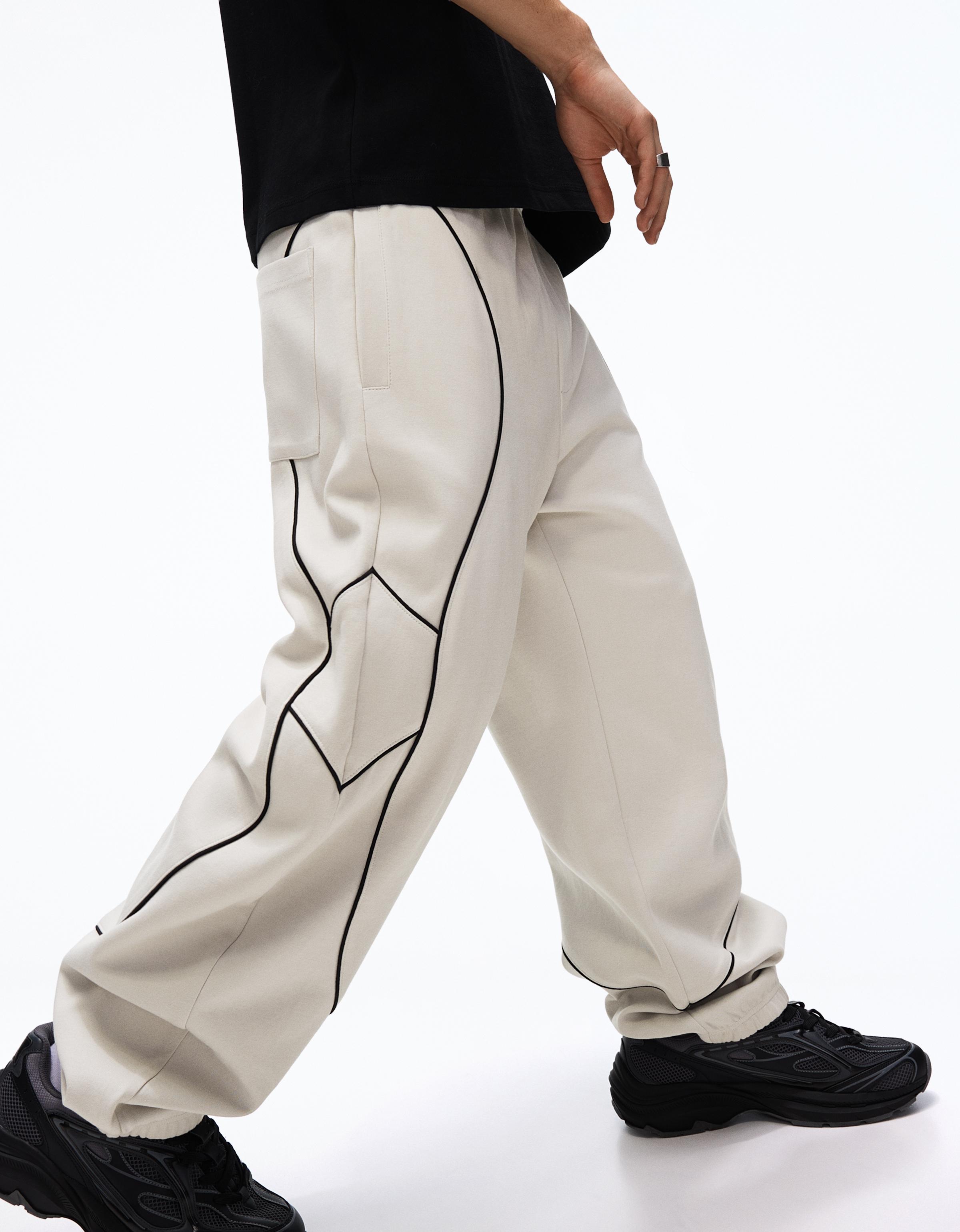 Baskılı balloon fit pantolon - Görsel 21