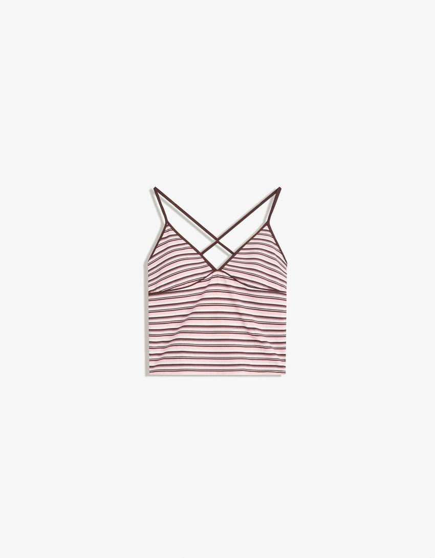 Neckholder-Trägertop-Rosa-3