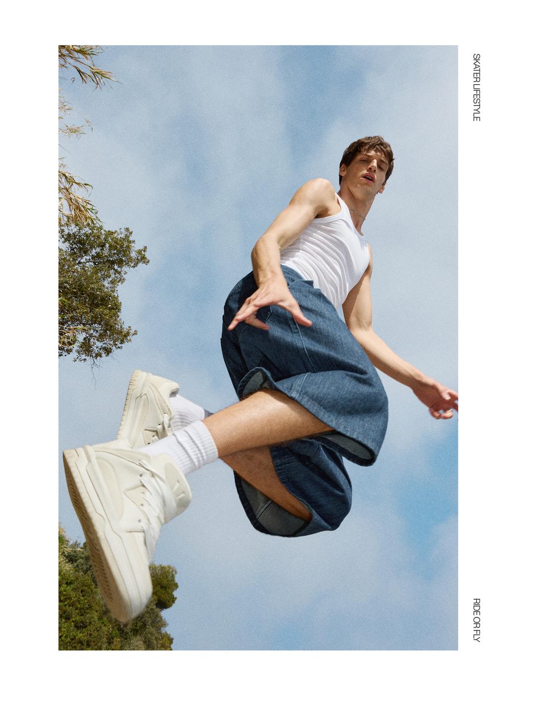 נעלי סניקרס עבות בסגנון skater
