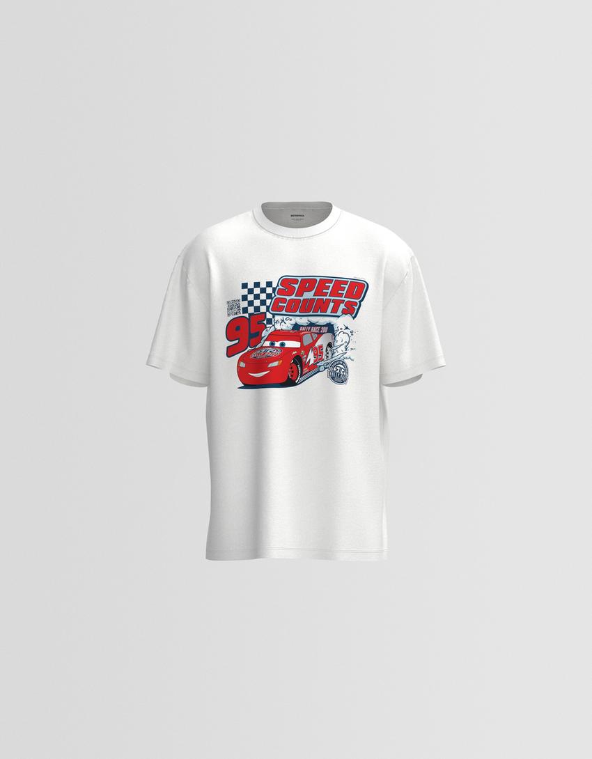 T-shirt Cars Wearable Art manches courtes-Blanc-6