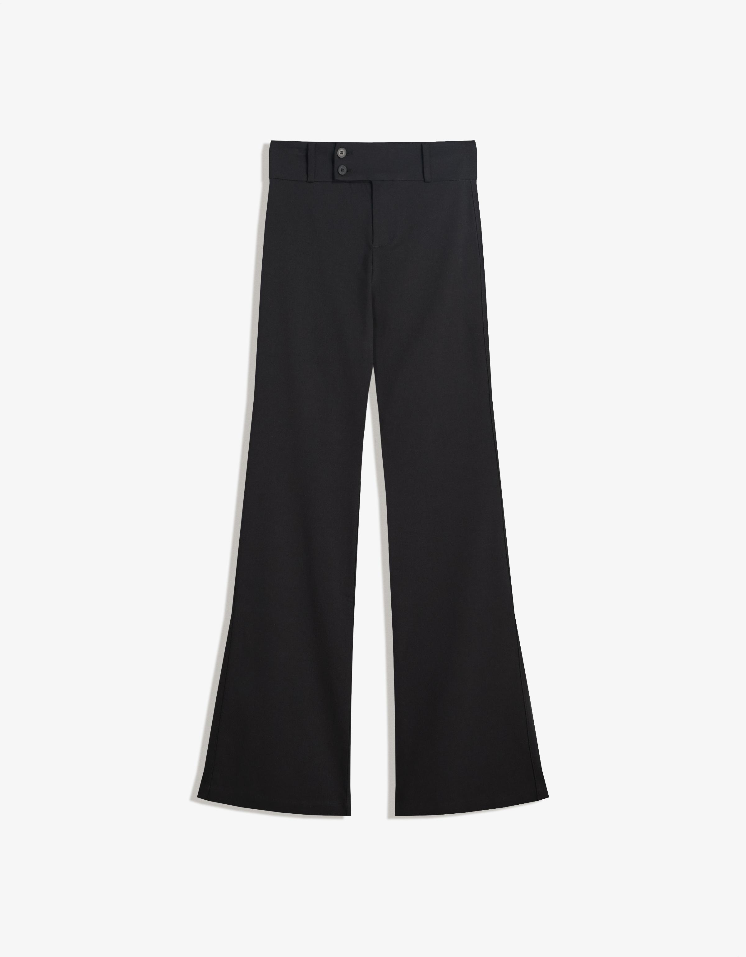 Bershka Bengalin kumaş flare fit pantolon