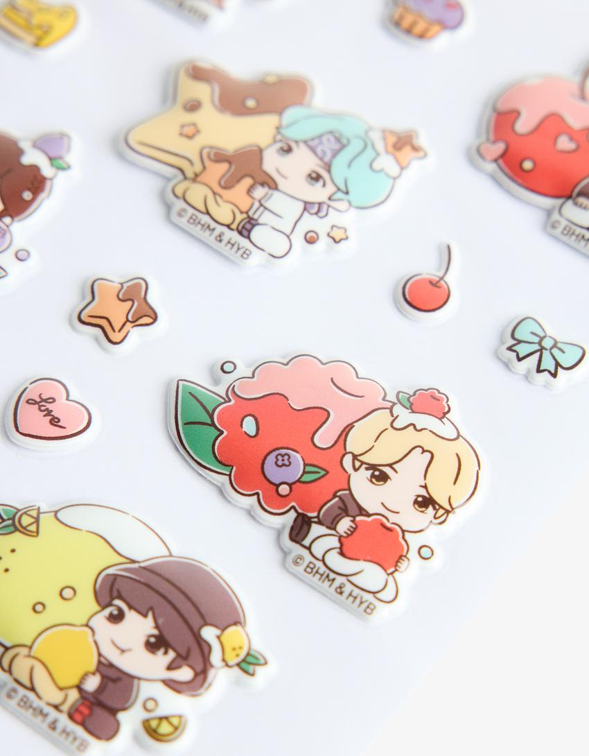 Stickers TinyTAN-Rojo-1