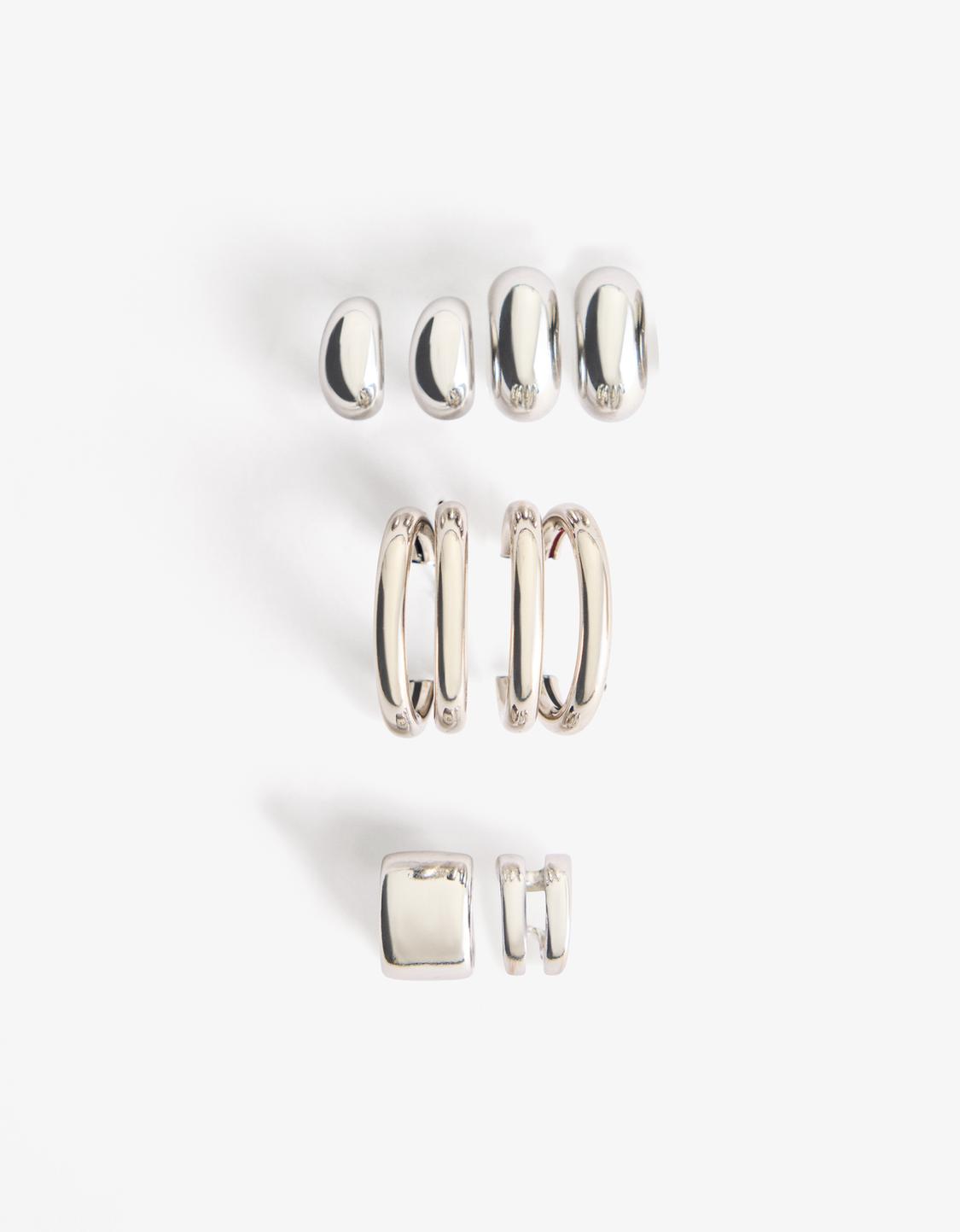 Pack of 8 signature edition earrings & ear cuff