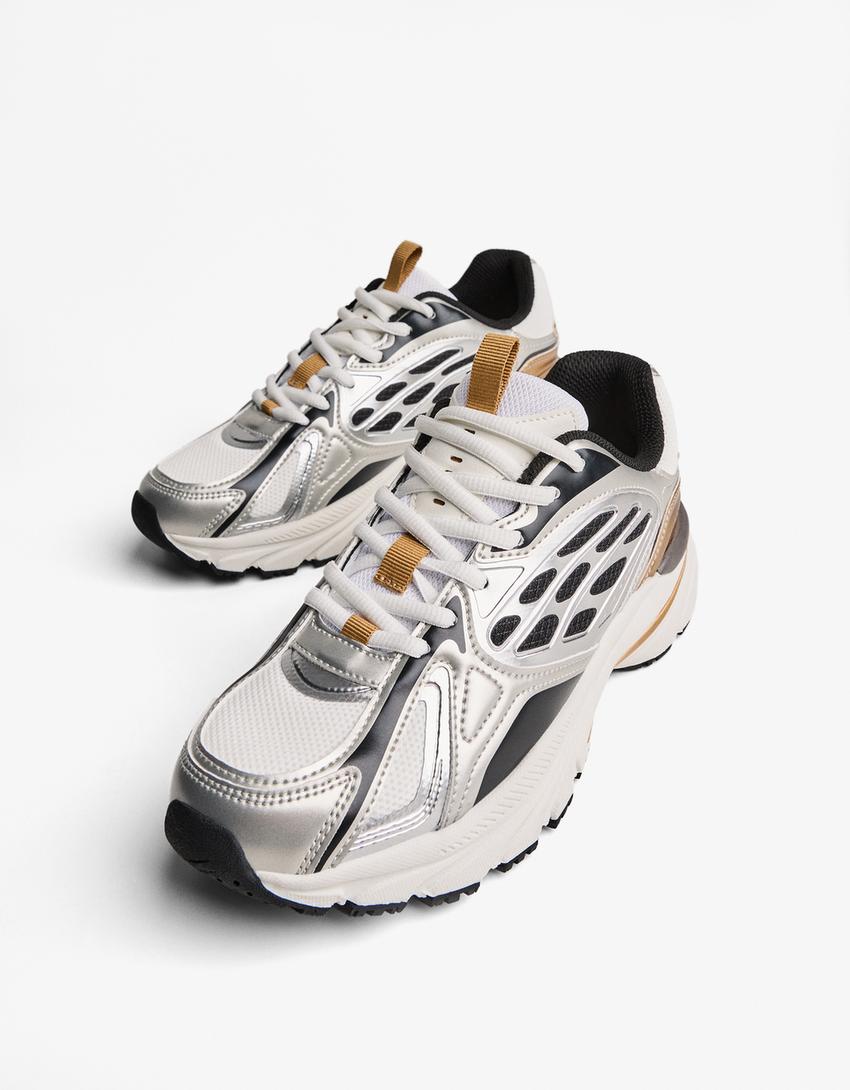 Multi-piece trainers-Multicolored