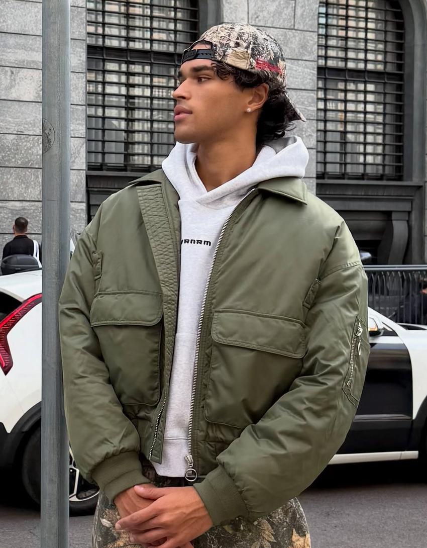 Blouson bomber technique-Kaki