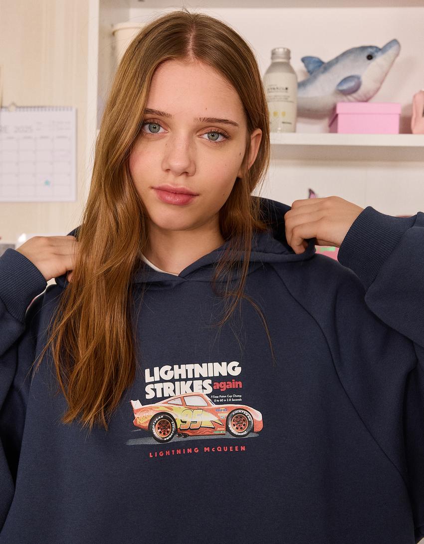 Cars hooded sweatshirt-Navy