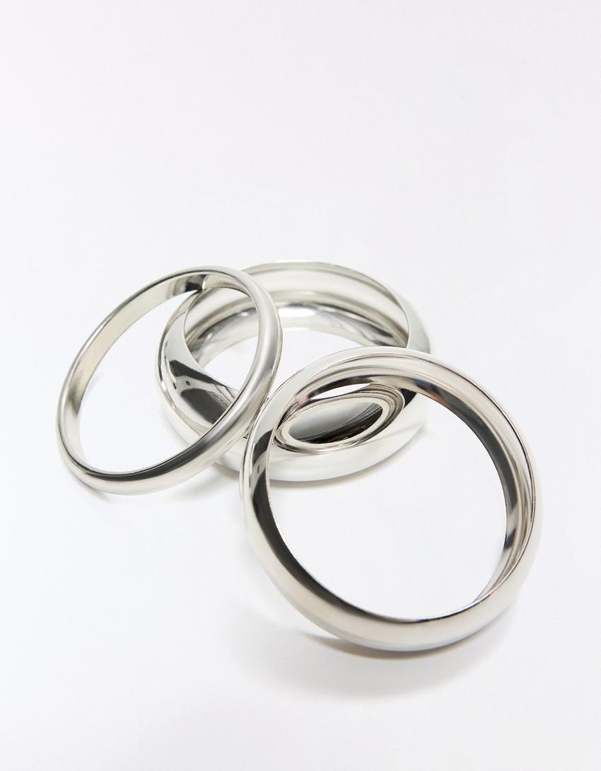 Mixed bracelet pack-Silver