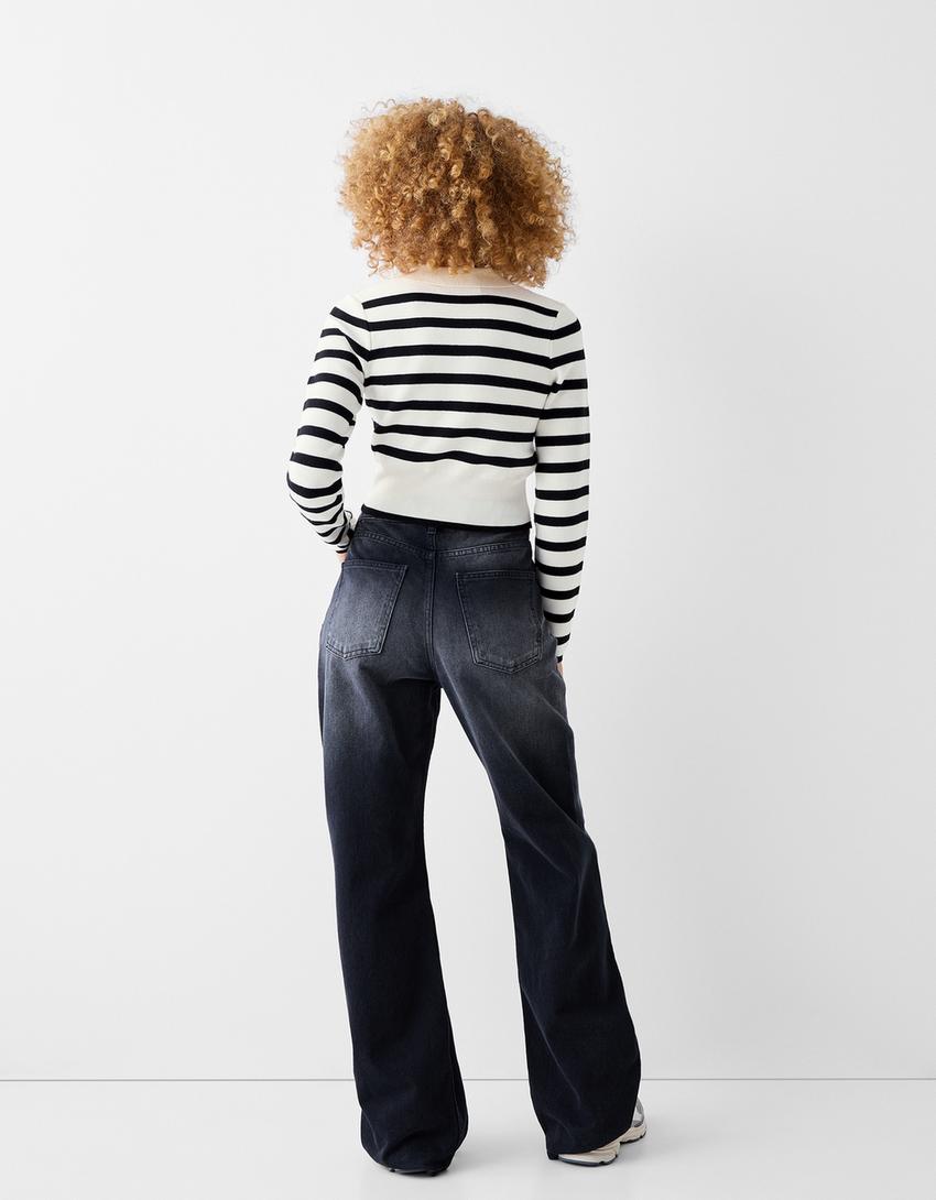 سويتر بياقة بولو-أسود-1