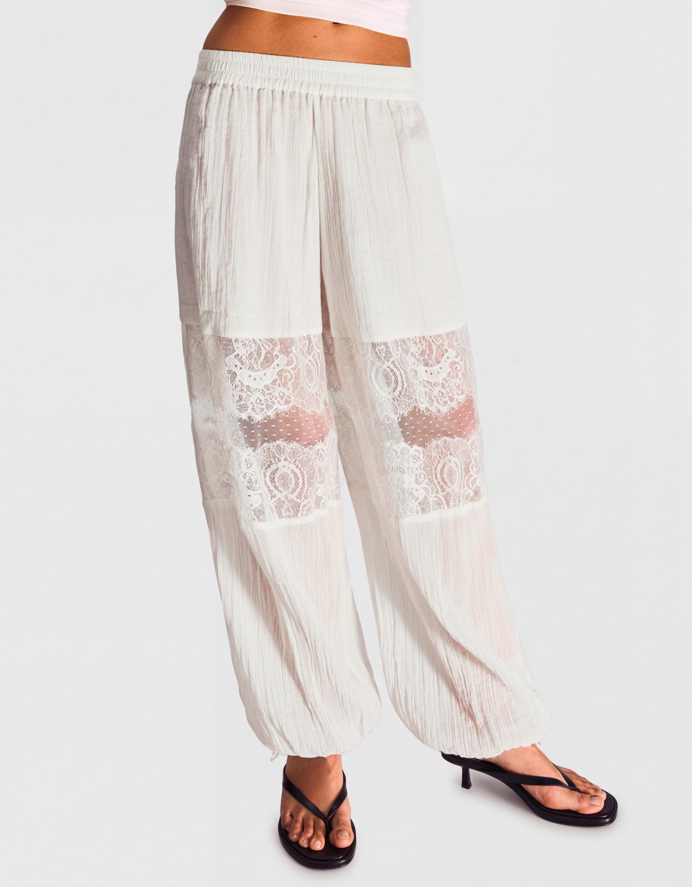 Dantelli şalvar pantolon - Görsel 20