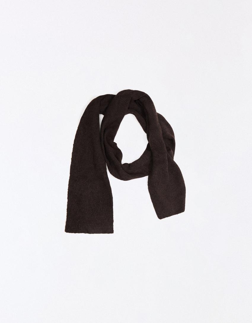 Cachecol extralongo-Marrom