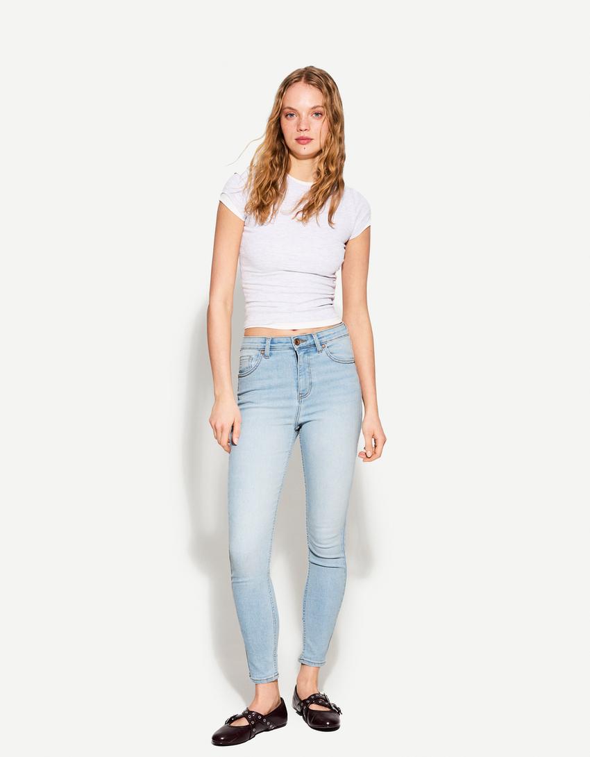 Jeans taille très haute skinny