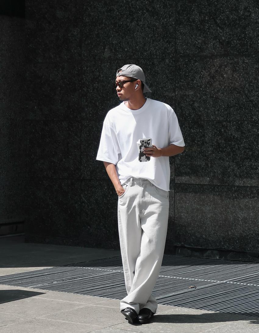 Super baggy jeans-Grey-2