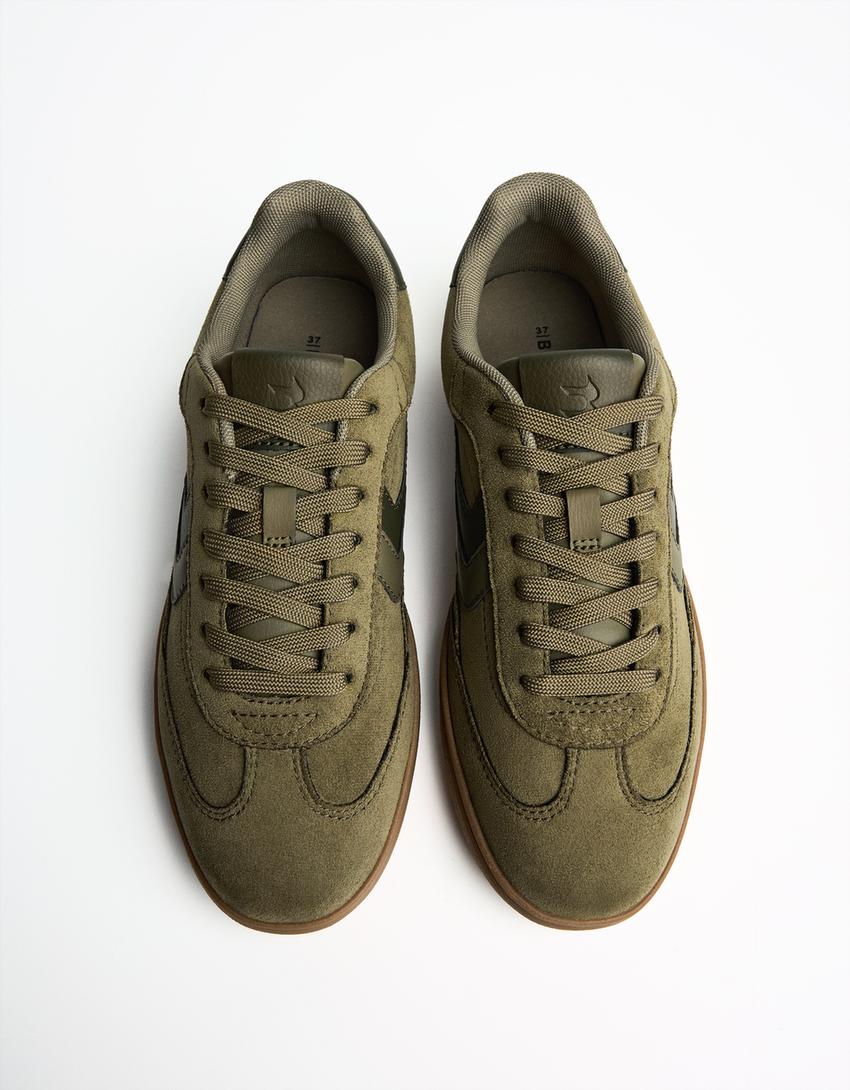 Retro trainers-KHAKI-3