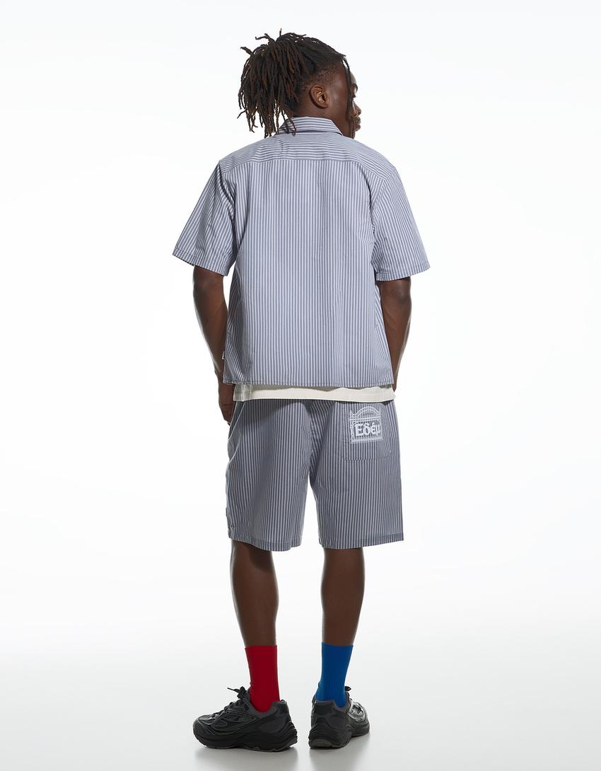 Relaxed fit Bermuda shorts ARIES X BERSHKA-Dark grey