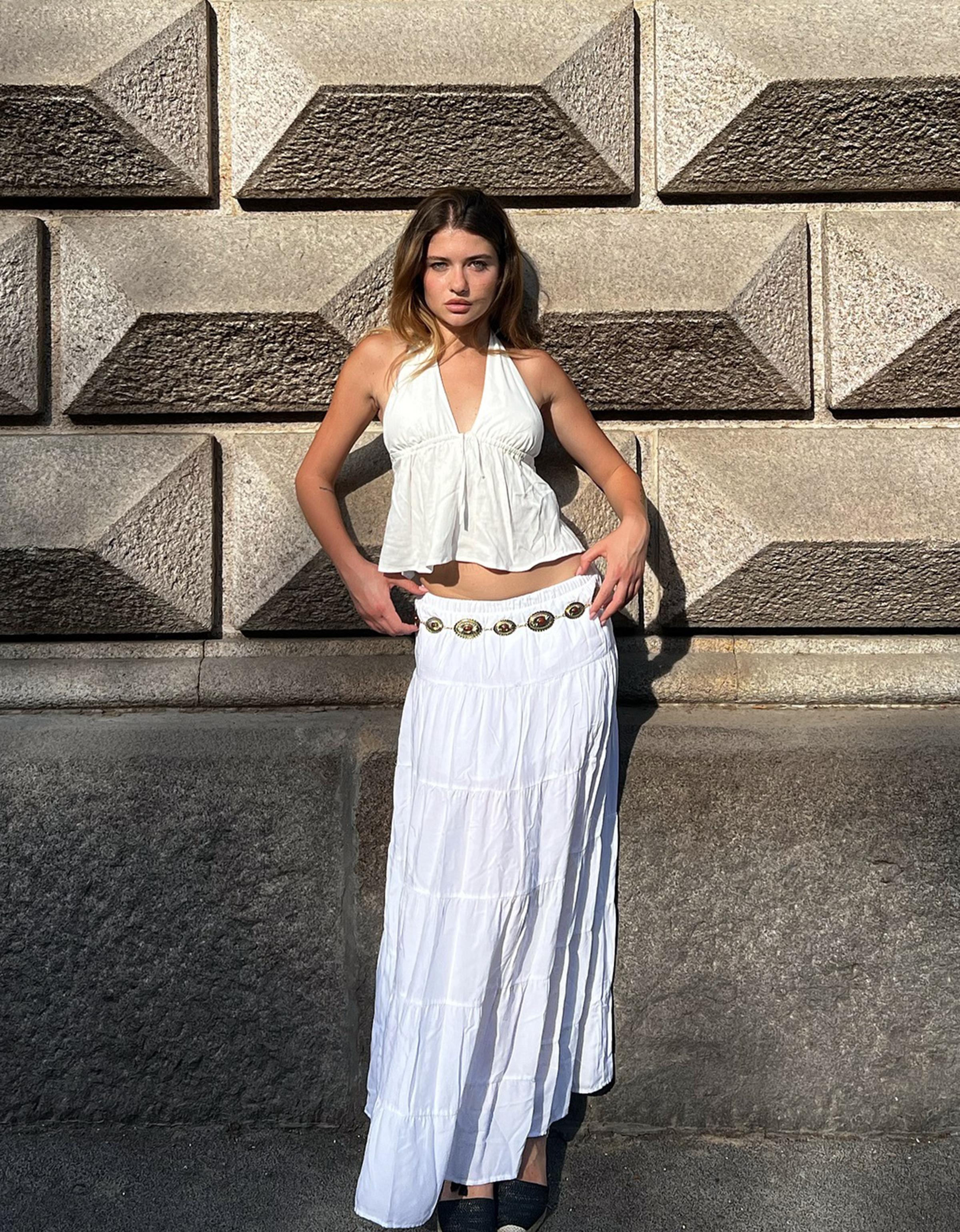 Boho maxi skirt - Skirts - Women | Bershka Boho maxi skirt - Skirts - Women | Bershka