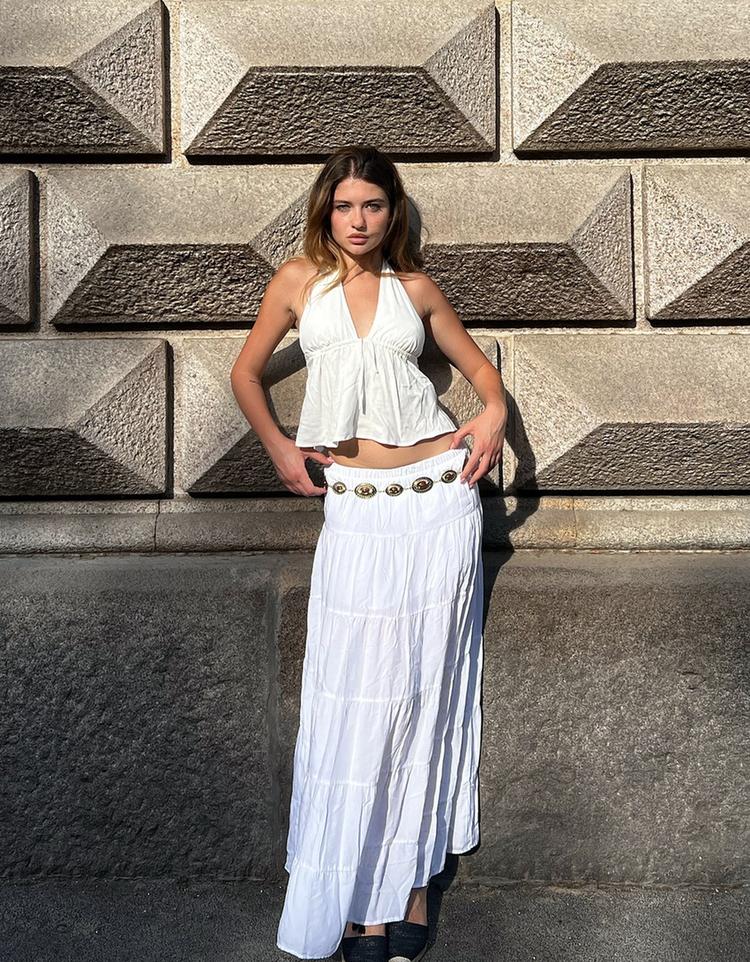 Boho maxi skirt