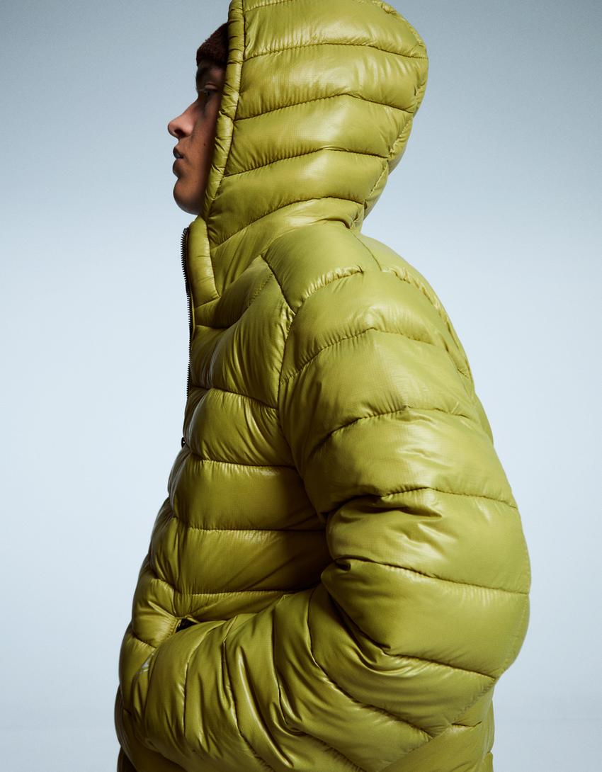 Xhaketë e lehtë me mbushje-Jeshile