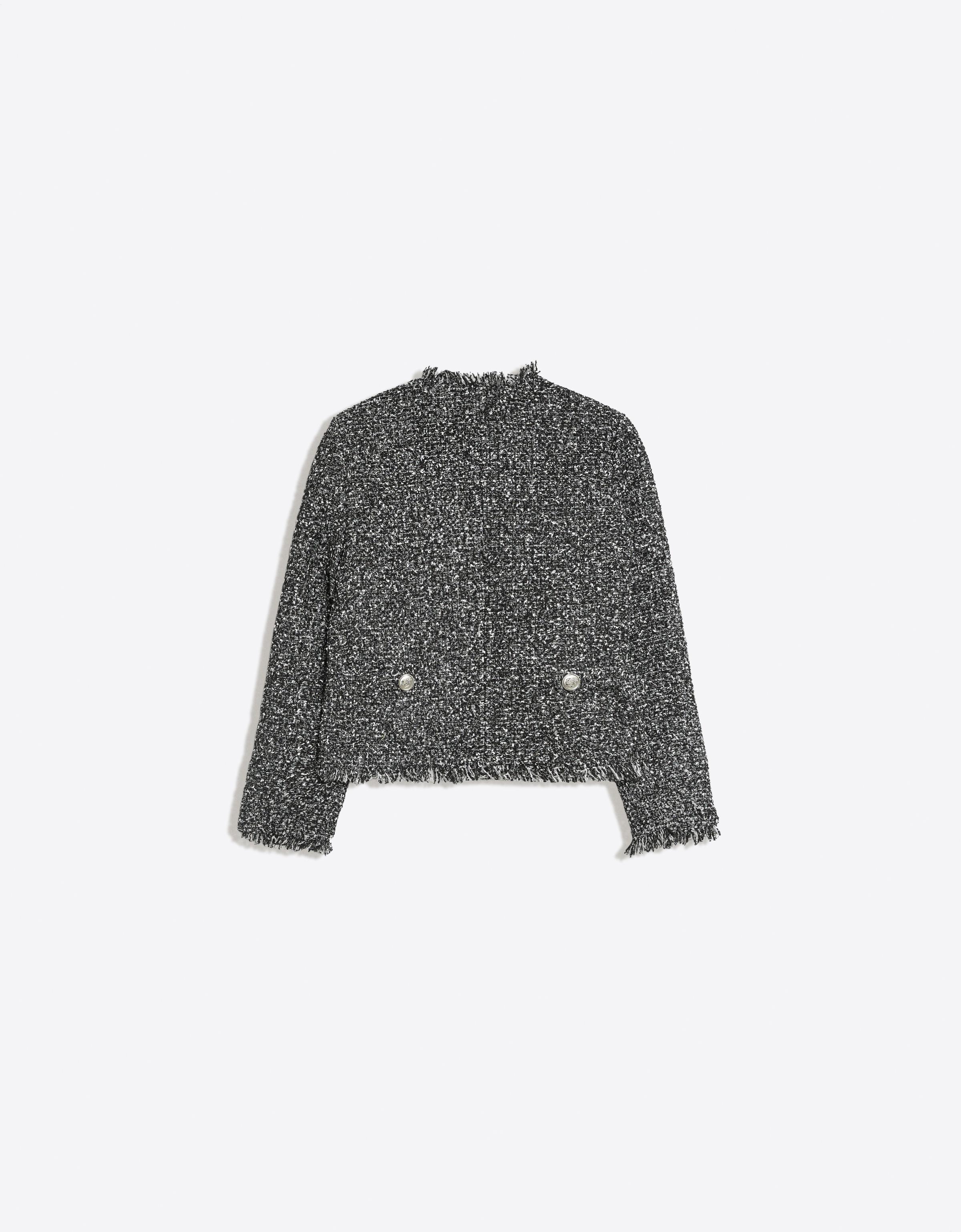Bershka Dokulu kumaş ceket görsel 3