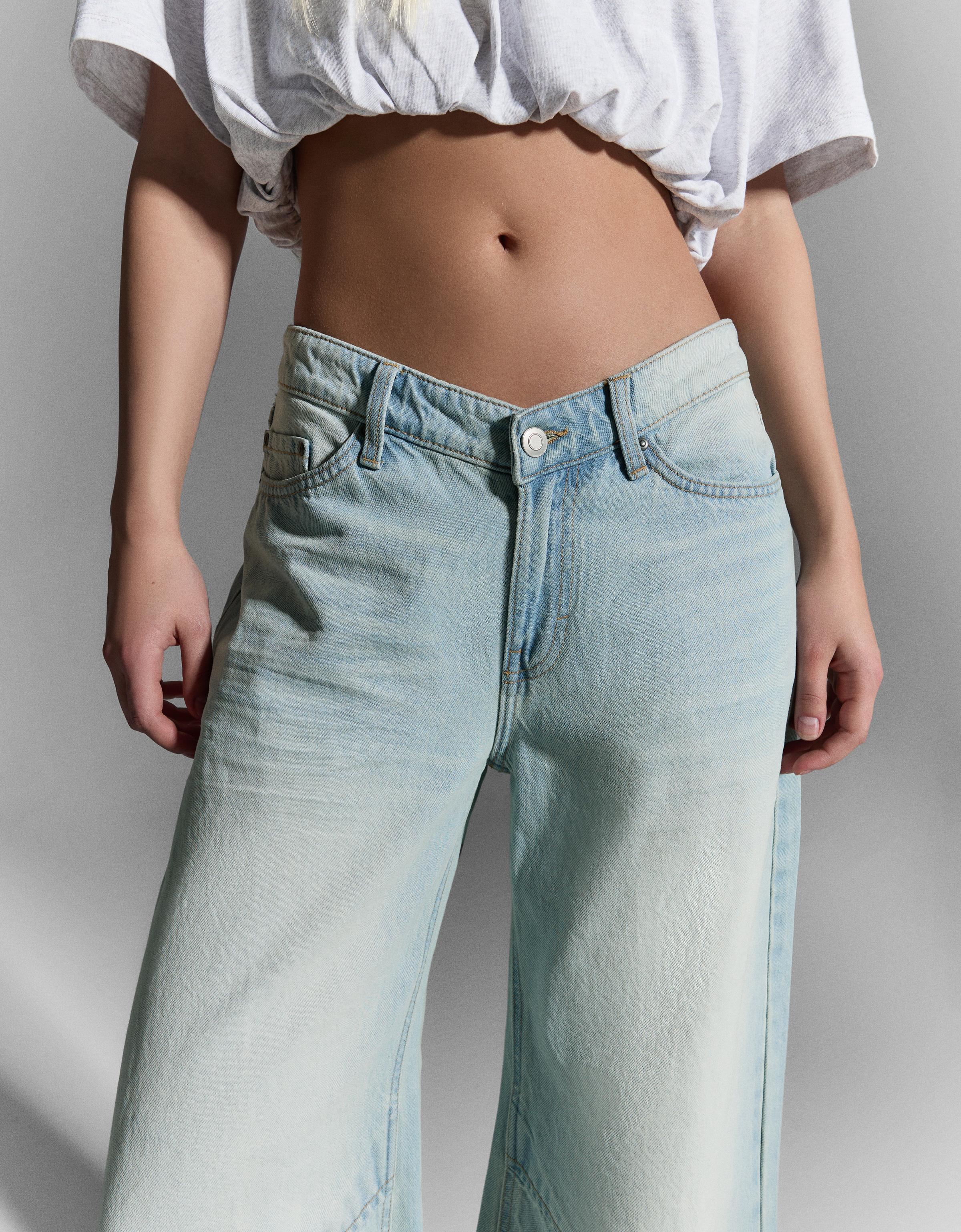 Slouchy düşük bel jean - Görsel 11