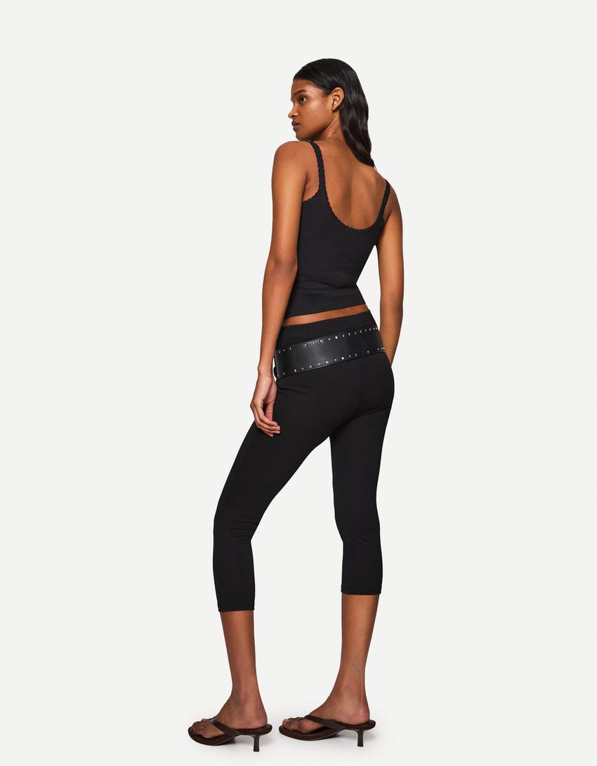 Top spalline pizzo-Nero-1