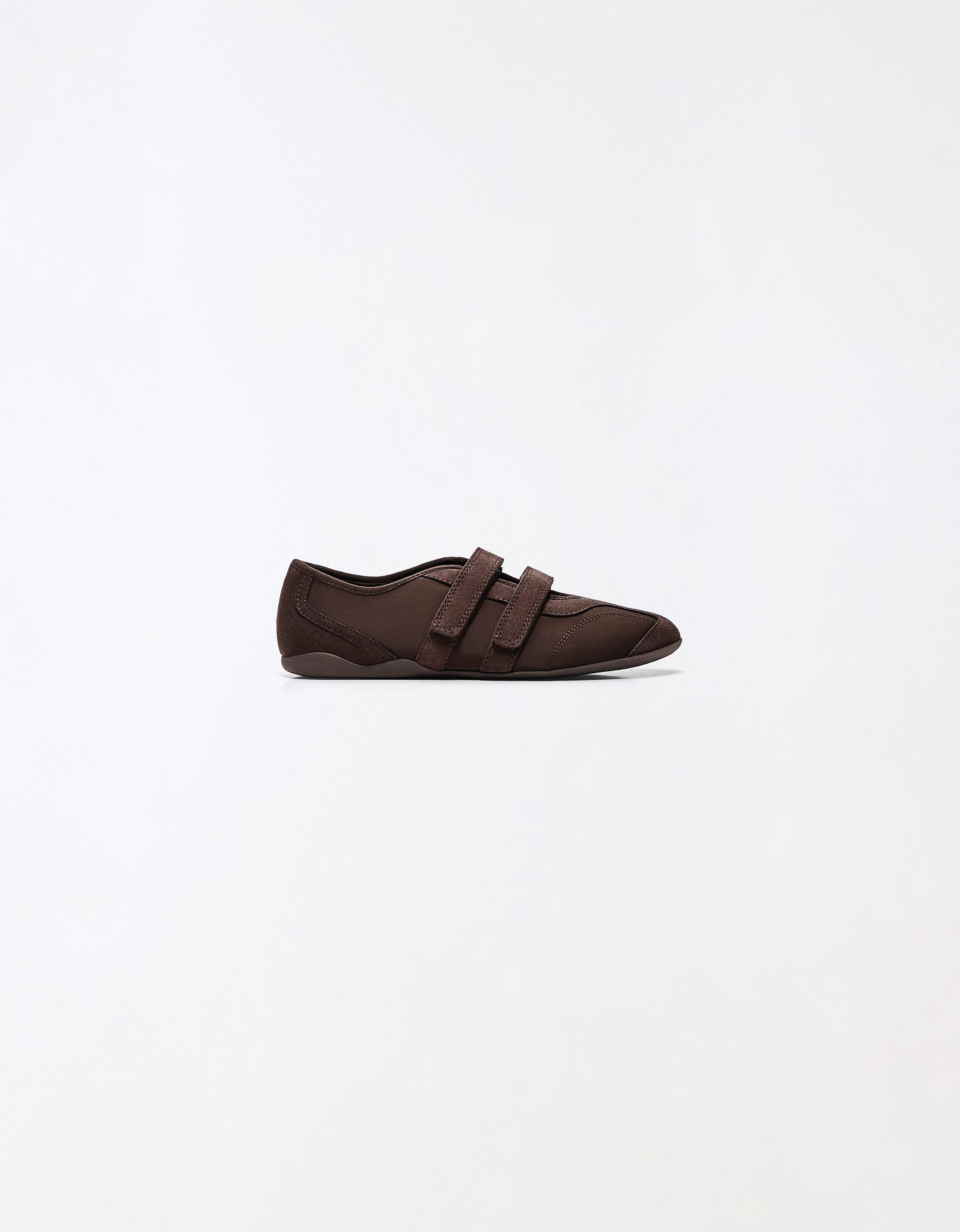 Sporty ballet flats — Brown