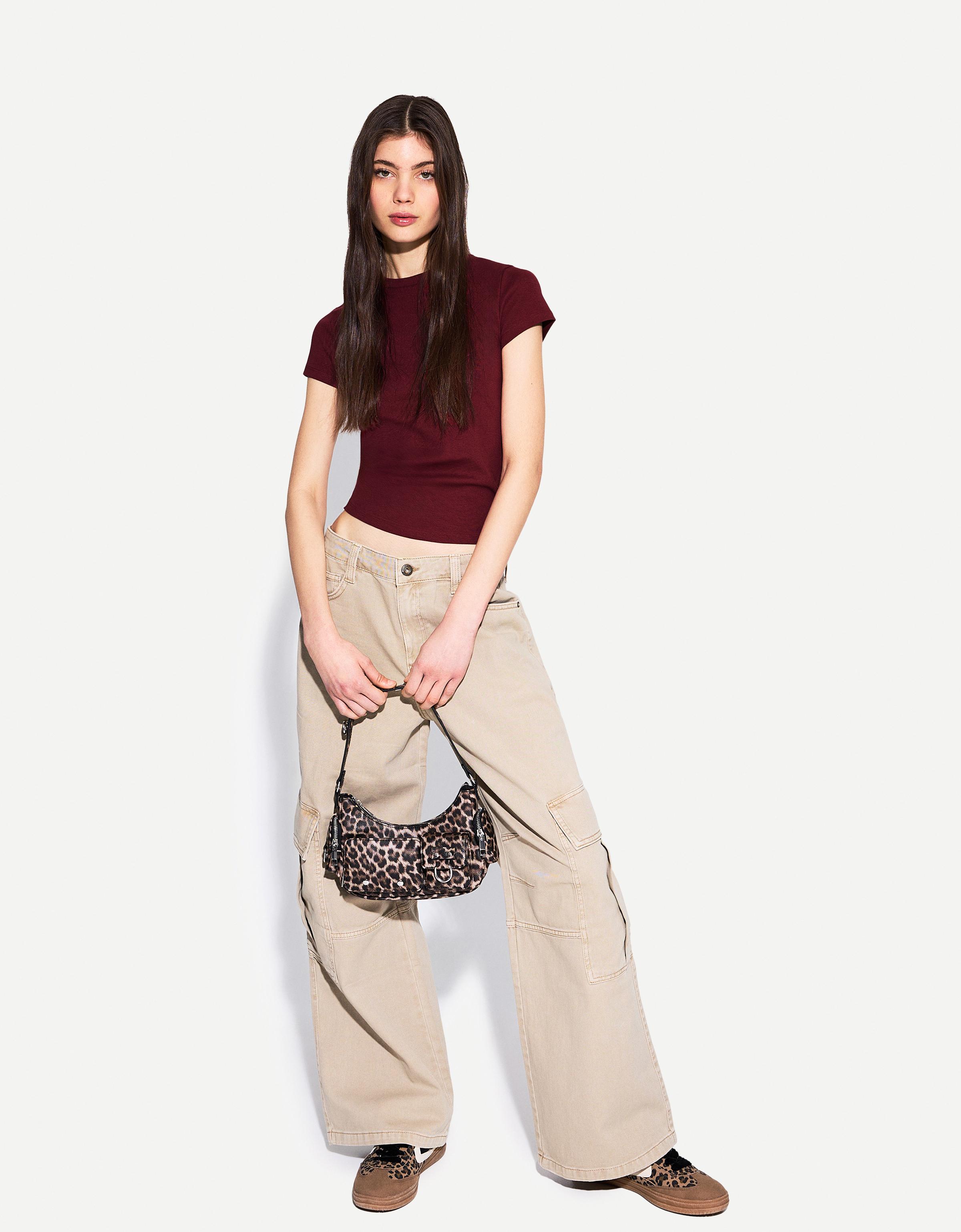 Short sleeve crew neck T-shirt - T-shirts - BSK Teen | Bershka