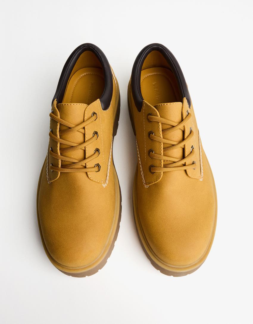 Chaussures détail matelassé-Sable