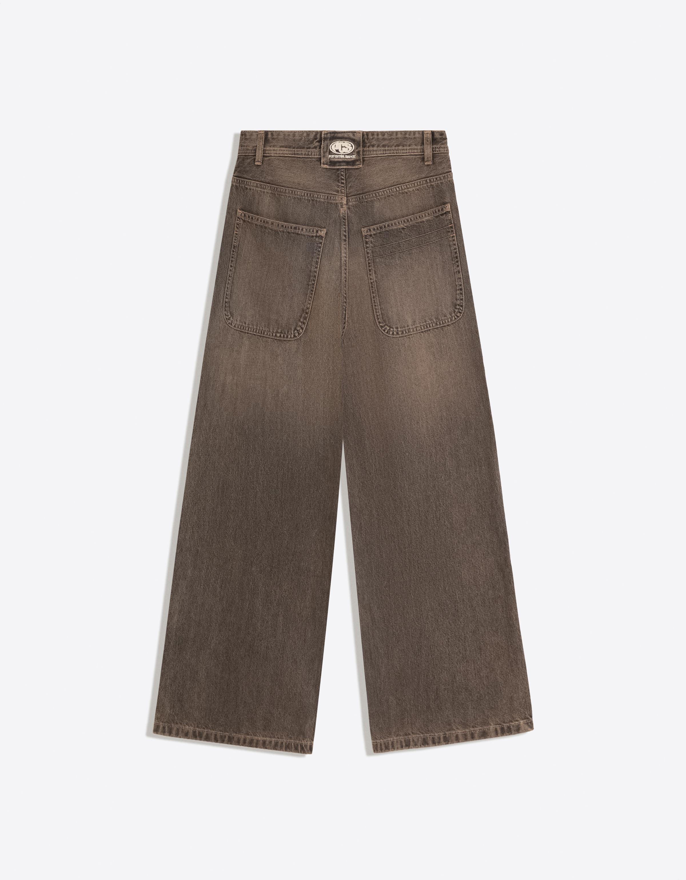Baggy skater jeans — Brown