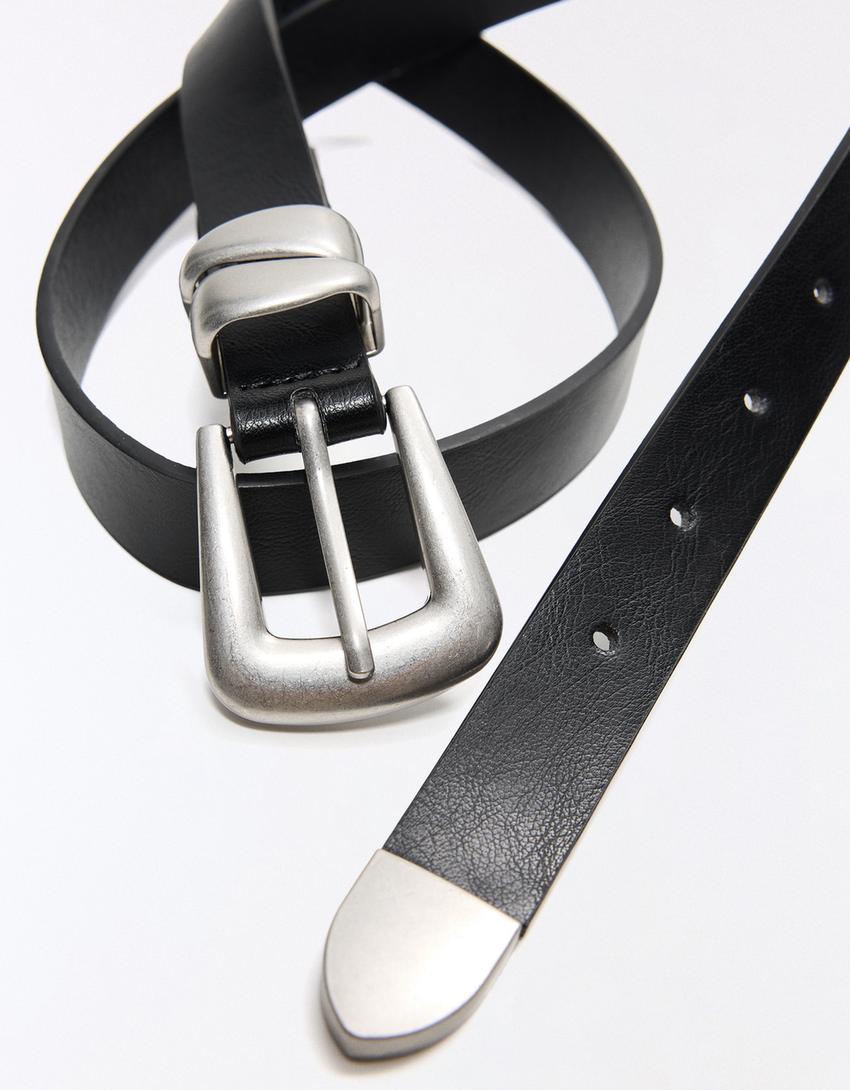 Double-wrap belt-Black