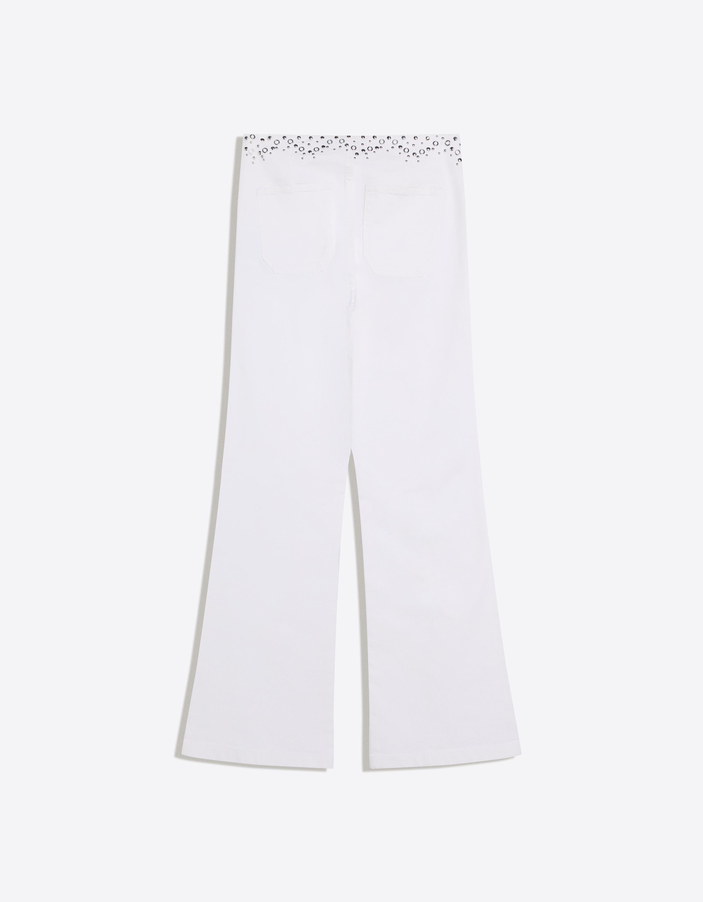 Zımba detaylı bel pantolon - Görsel 35