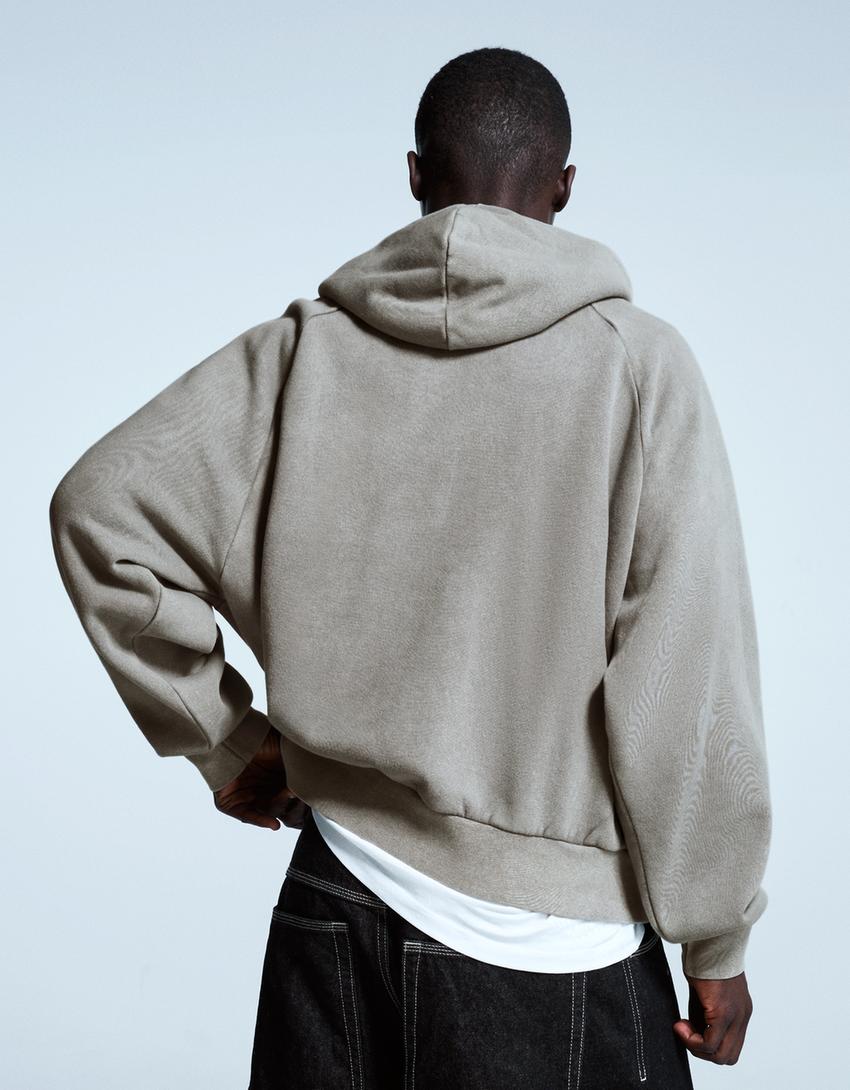 Suadoiro boxy capucha-Gris