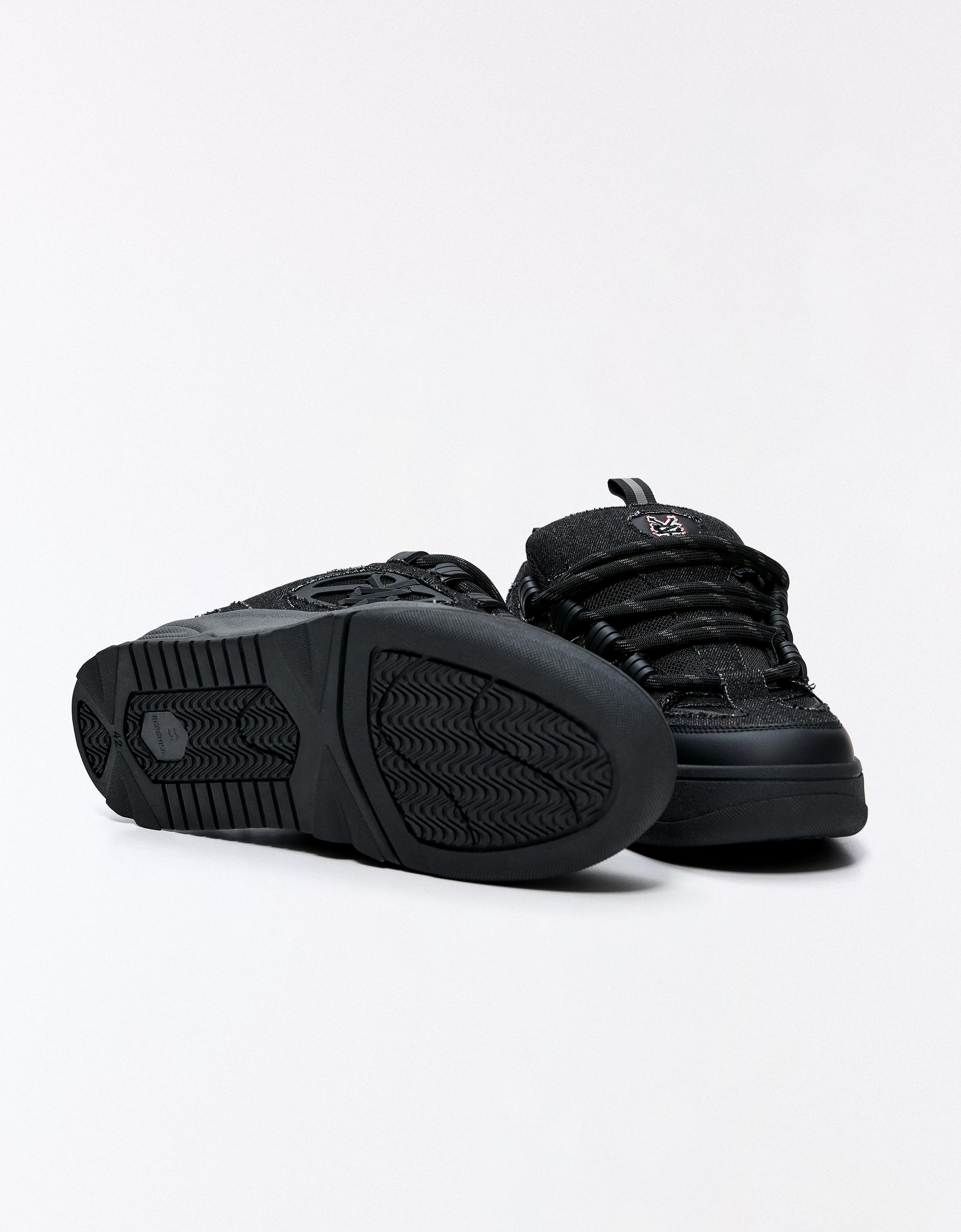 ZOO YORK skate trainers — BLACK