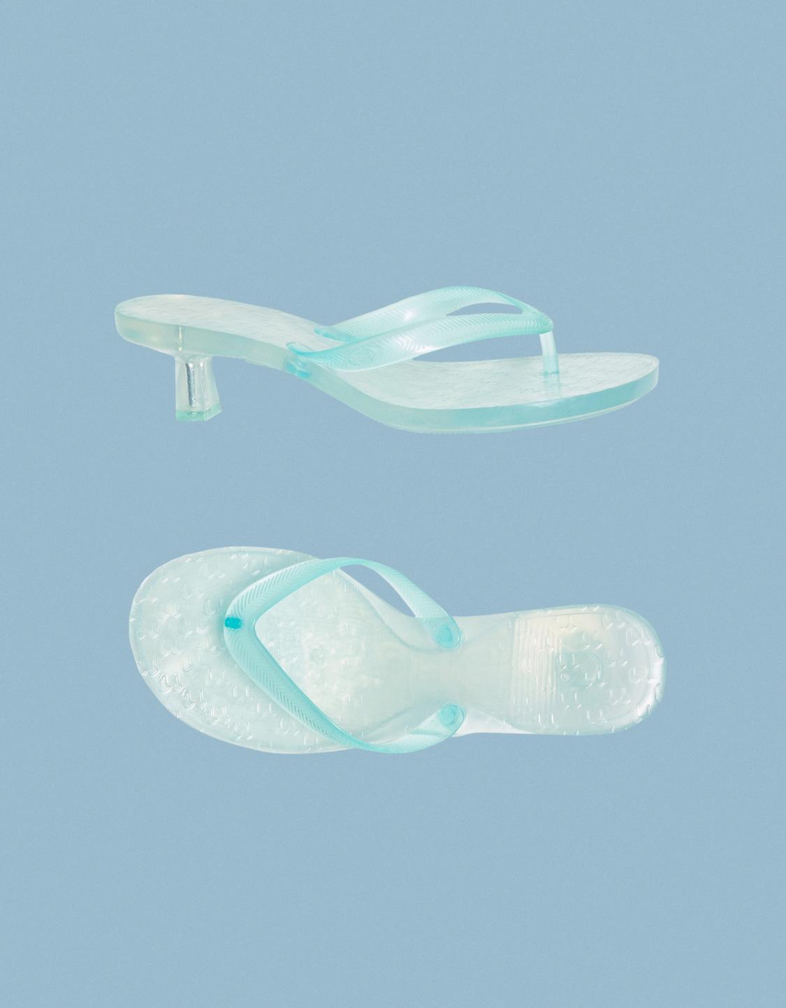 Jelly heeled sandals