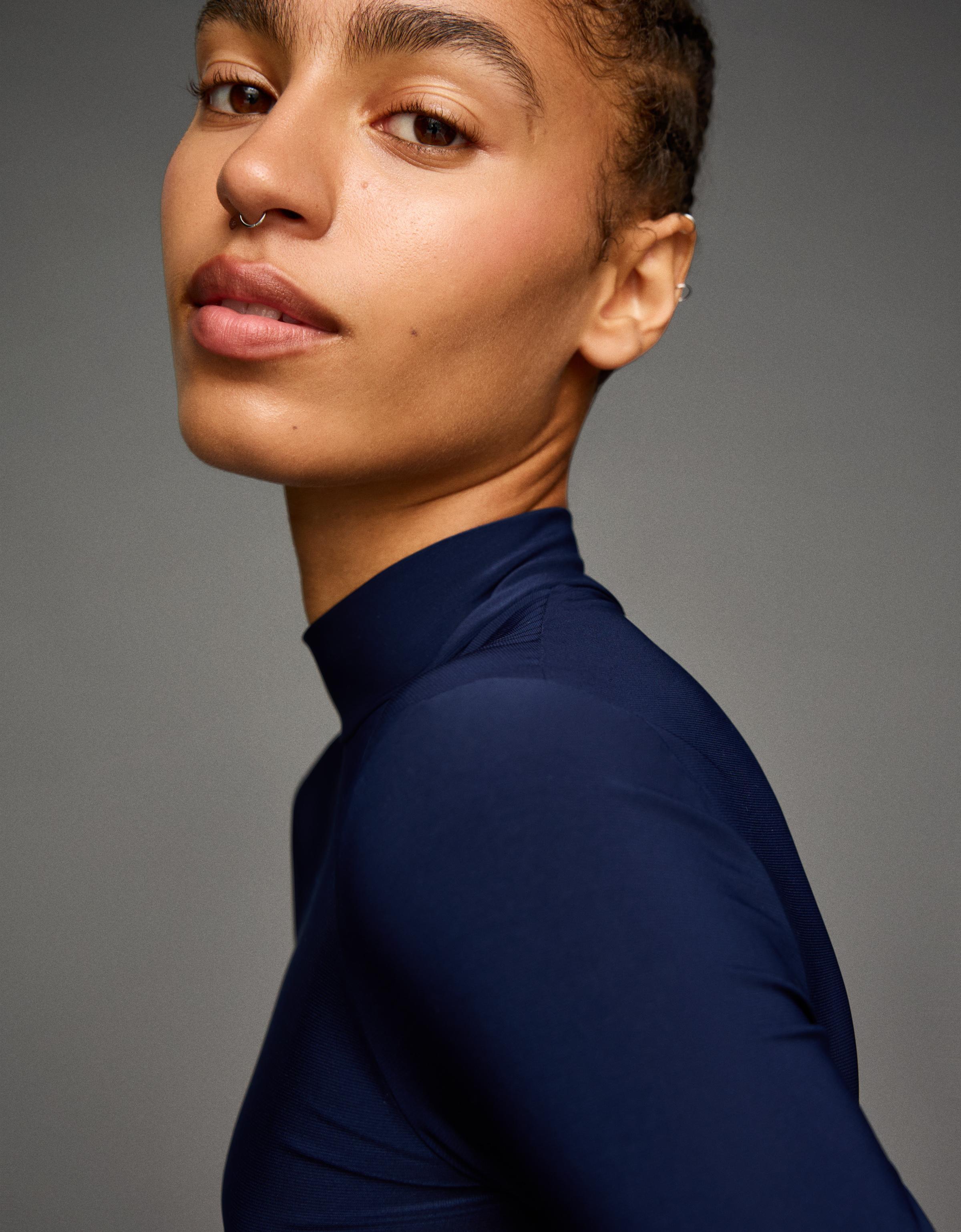 Uzun kollu boğazlı body - Görsel 27