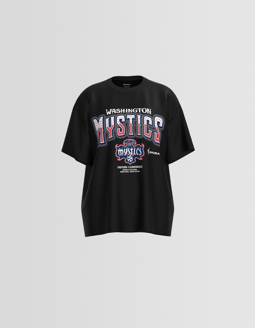 WNBA majica kratkih rukava Vašington Mistiks-Crna-3