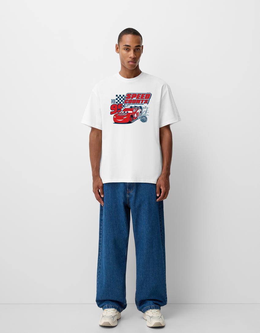 T-shirt Cars Wearable Art manches courtes-Blanc-4