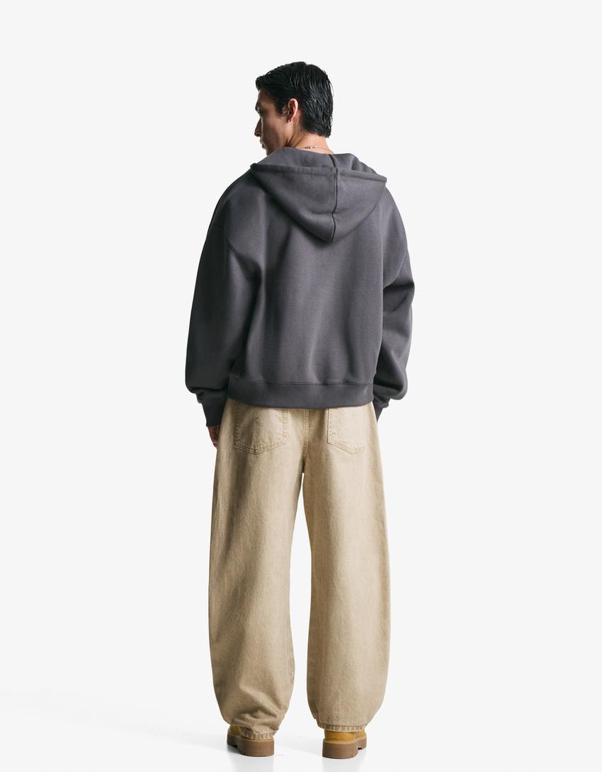 Barrel trousers-Cream