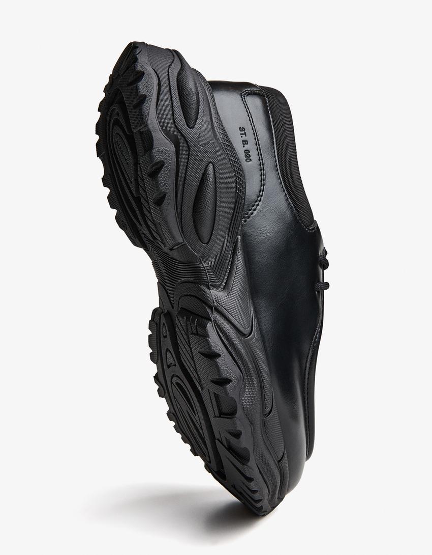 Sneaker shoes-BLACK-2