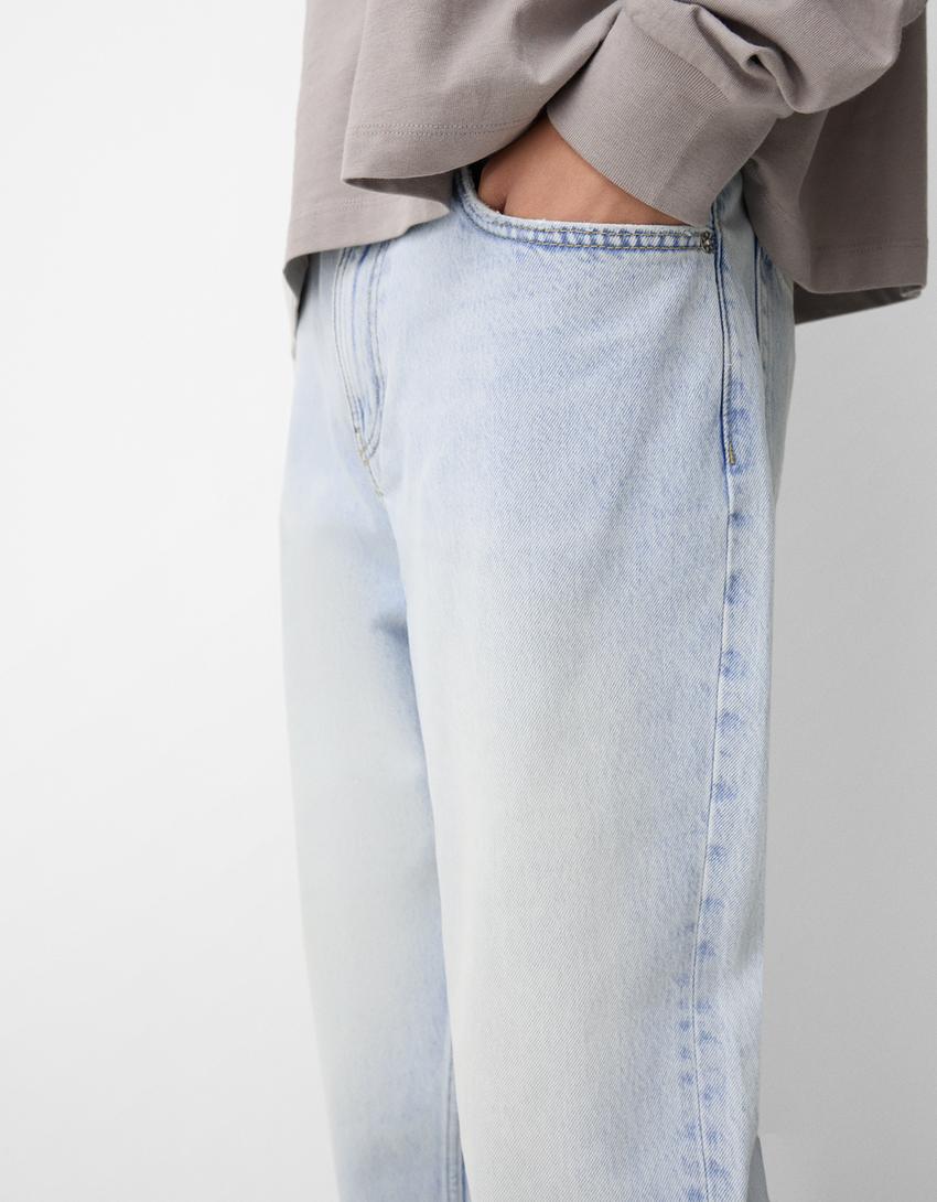 Loose fit jeans-Light blue-4