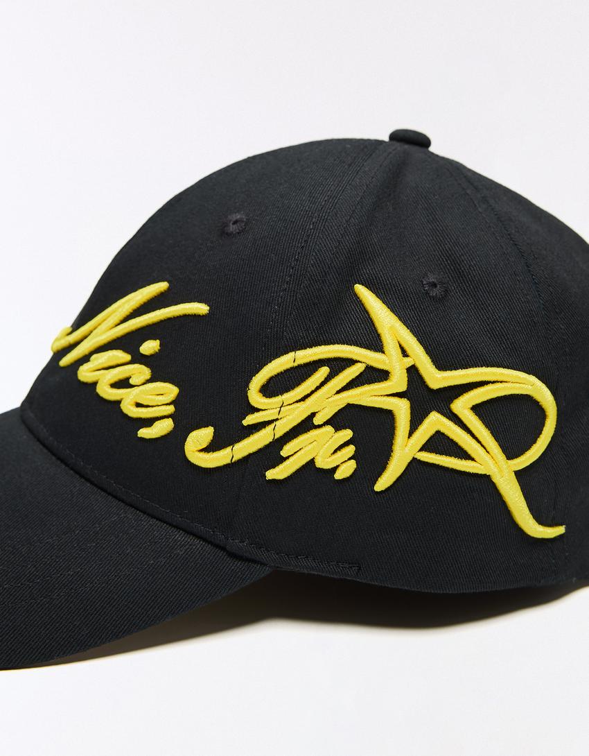 Gorra bordado-Negro
