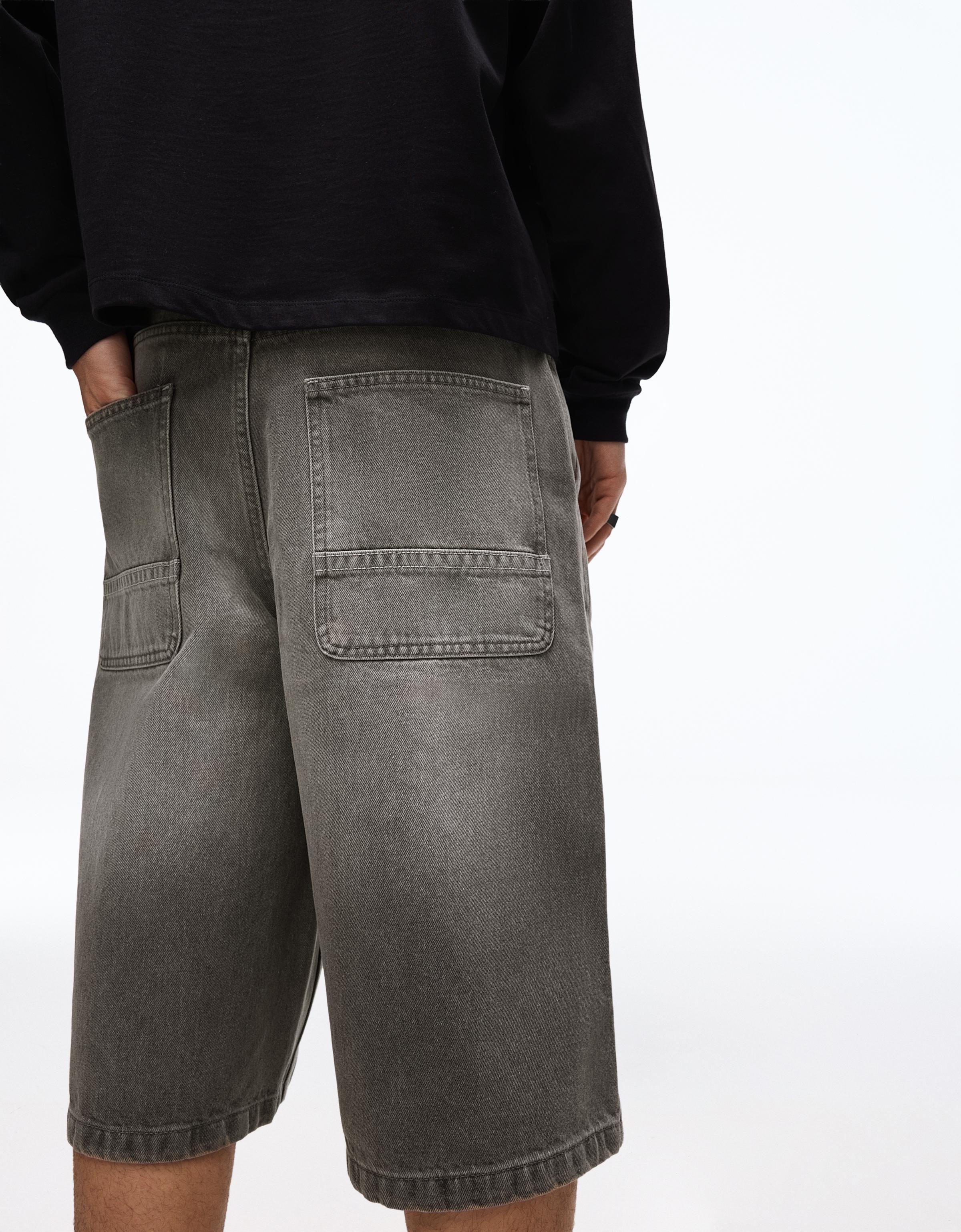 Skater denim bermuda - Görsel 65