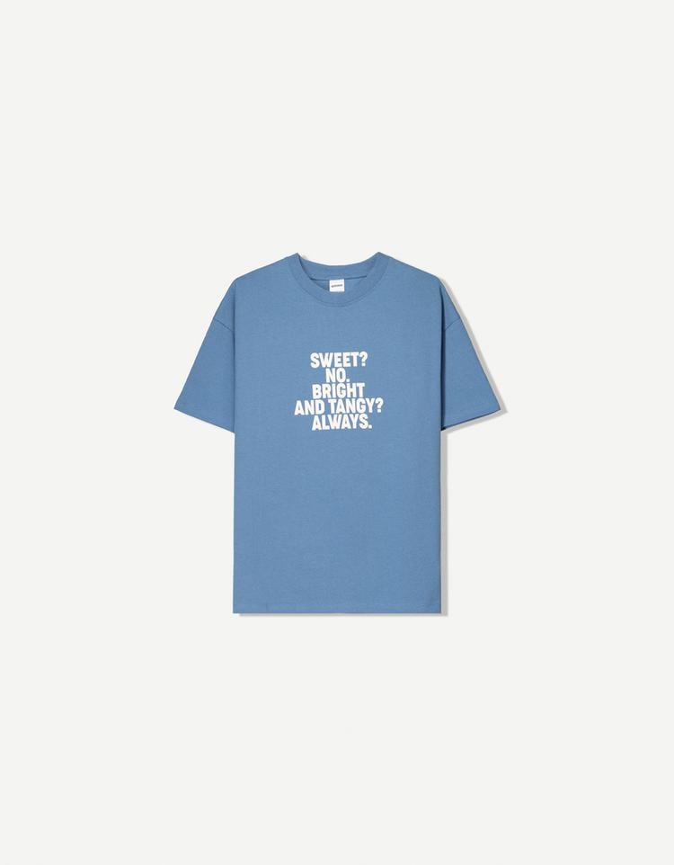 Printed short sleeve oversize T-shirt