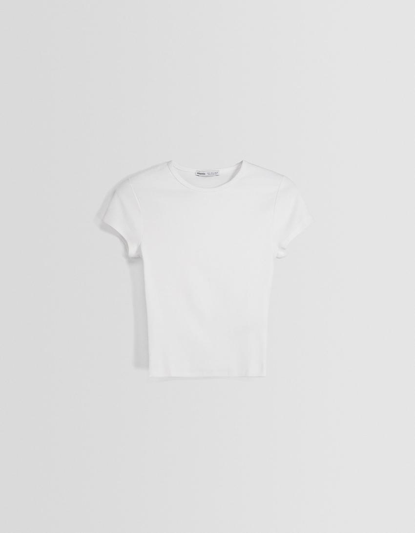 Ensemble top et pantalon flare-Blanc cassé-4