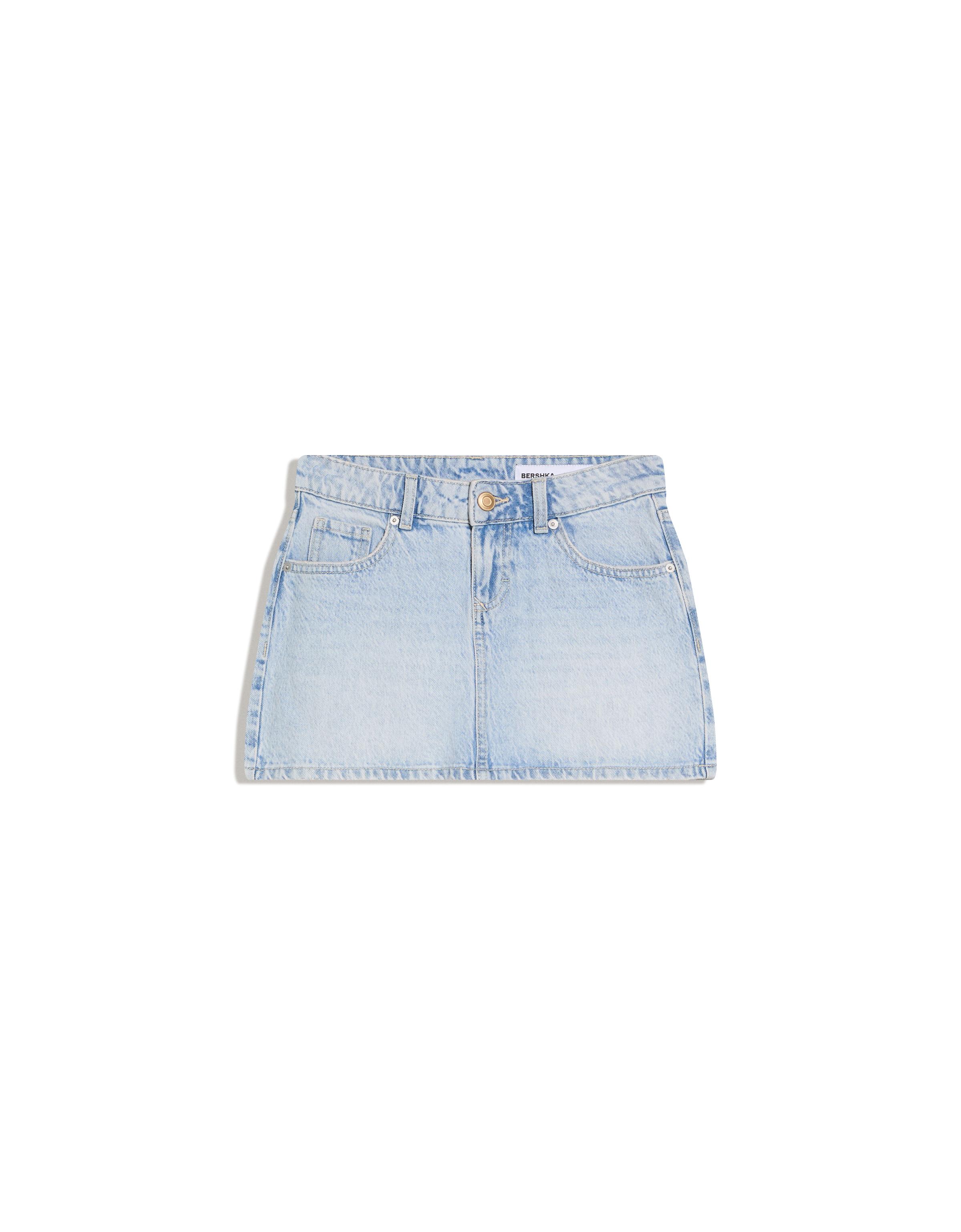 Denim mini etek - Görsel 20