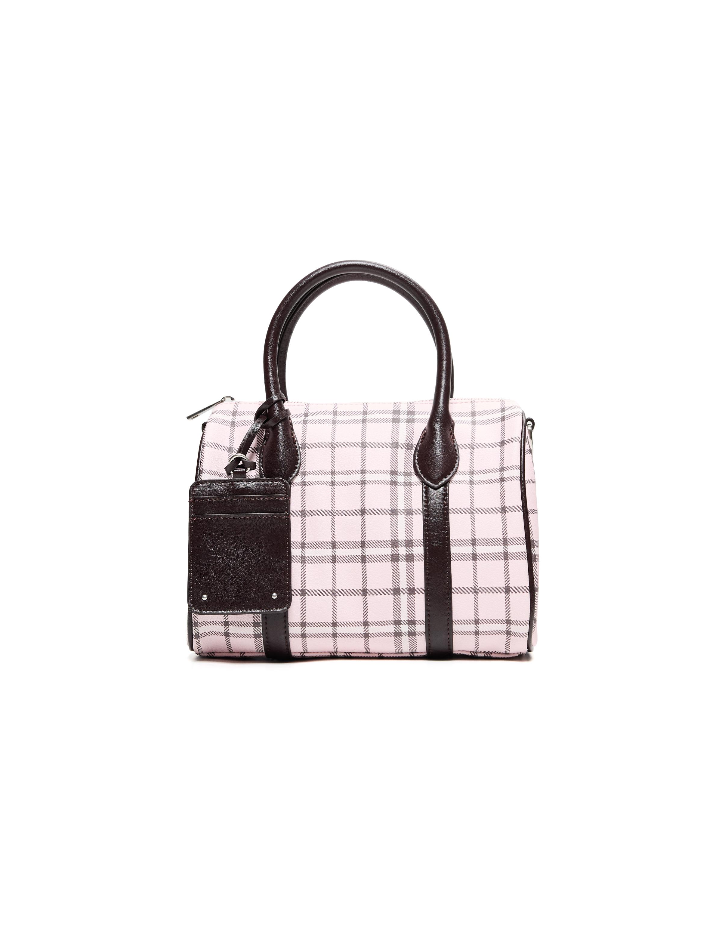 Check bowling bag — Pink