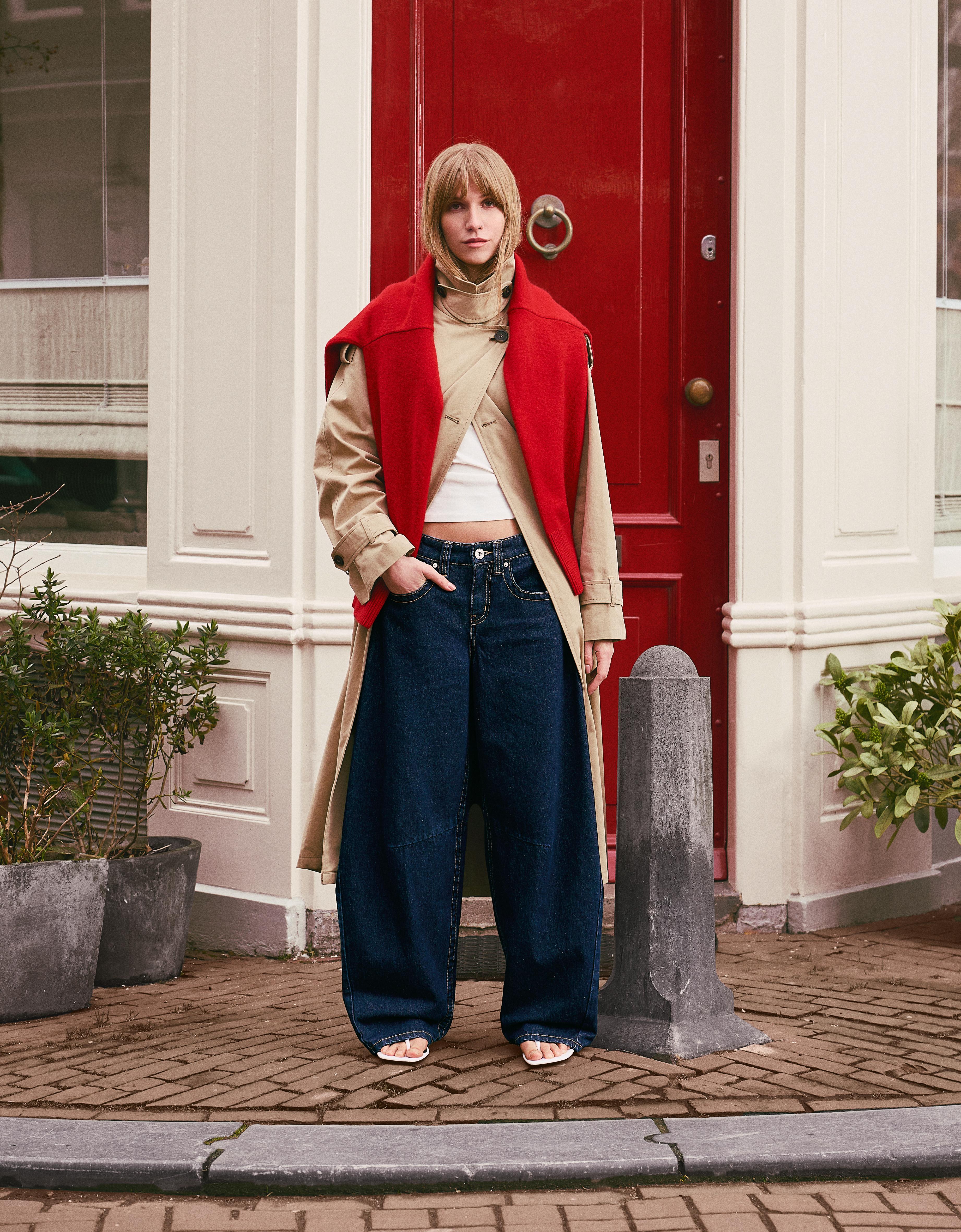 Slouchy düşük bel jean - Görsel 33