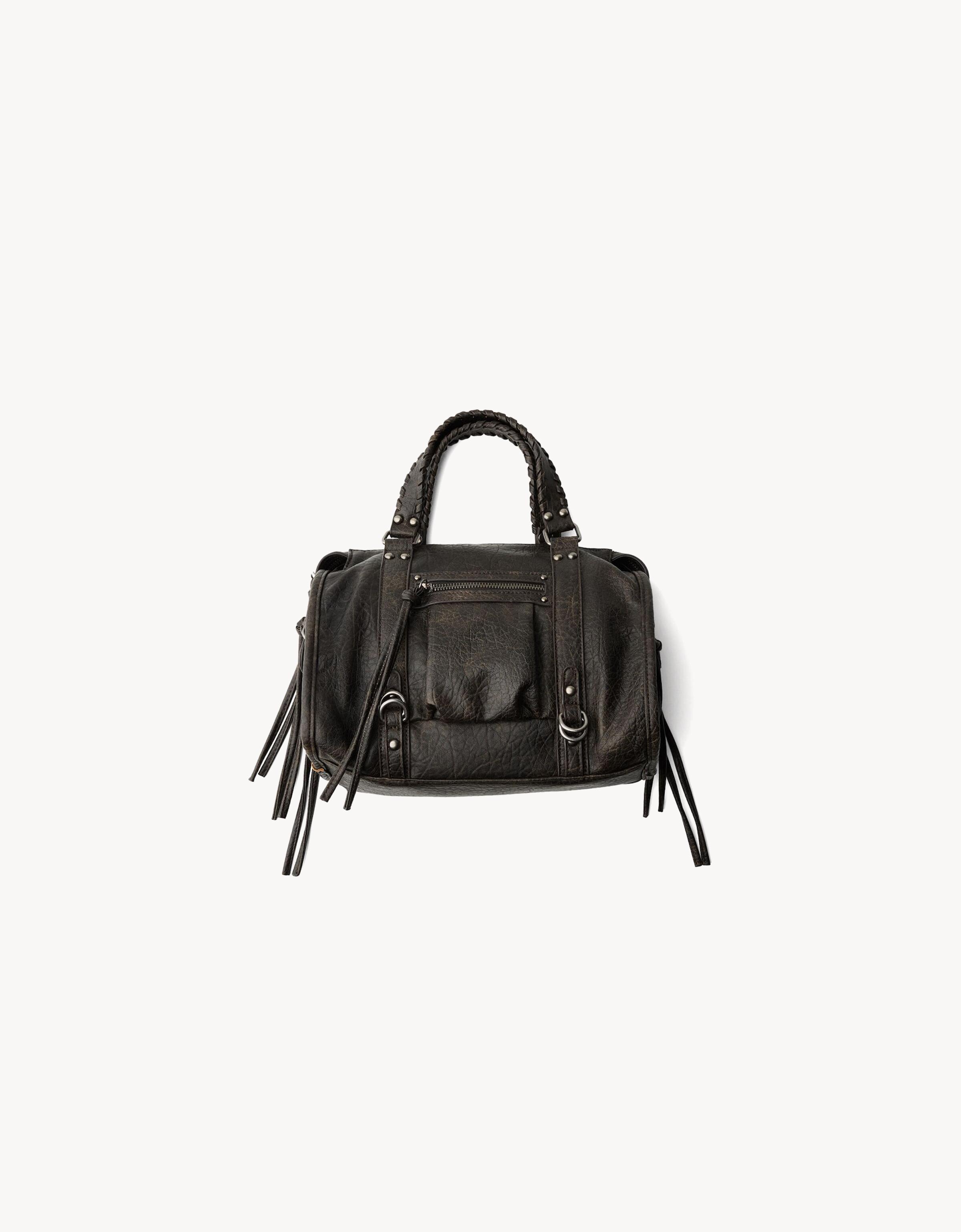 Bowling bag with straps — Black